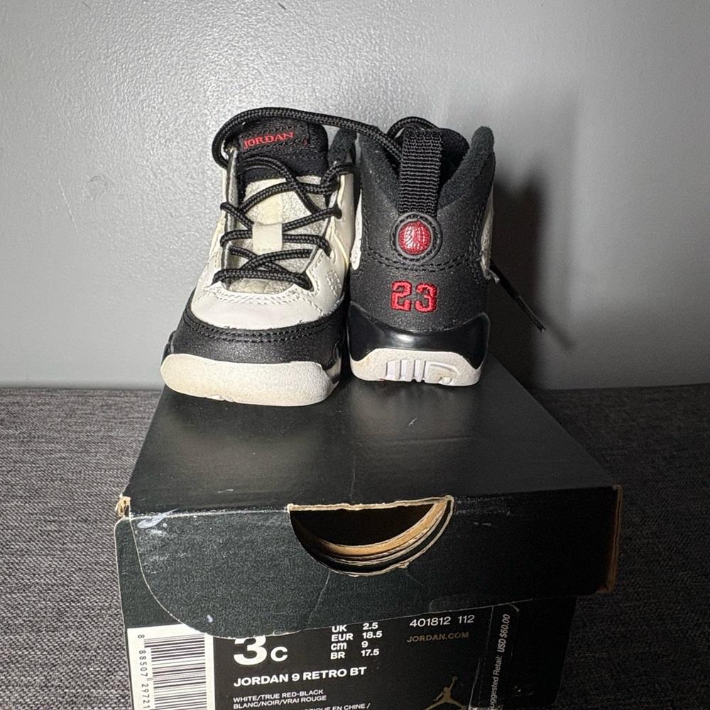 Jordan Kids Sneakers Black and White